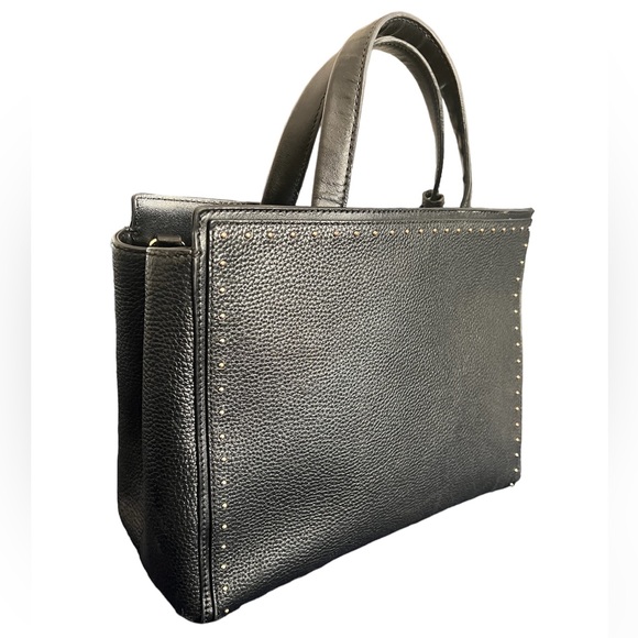 Kate Spade West Street Abby Satchel Pebbled Leather Black Satchel - Picture 4 of 11